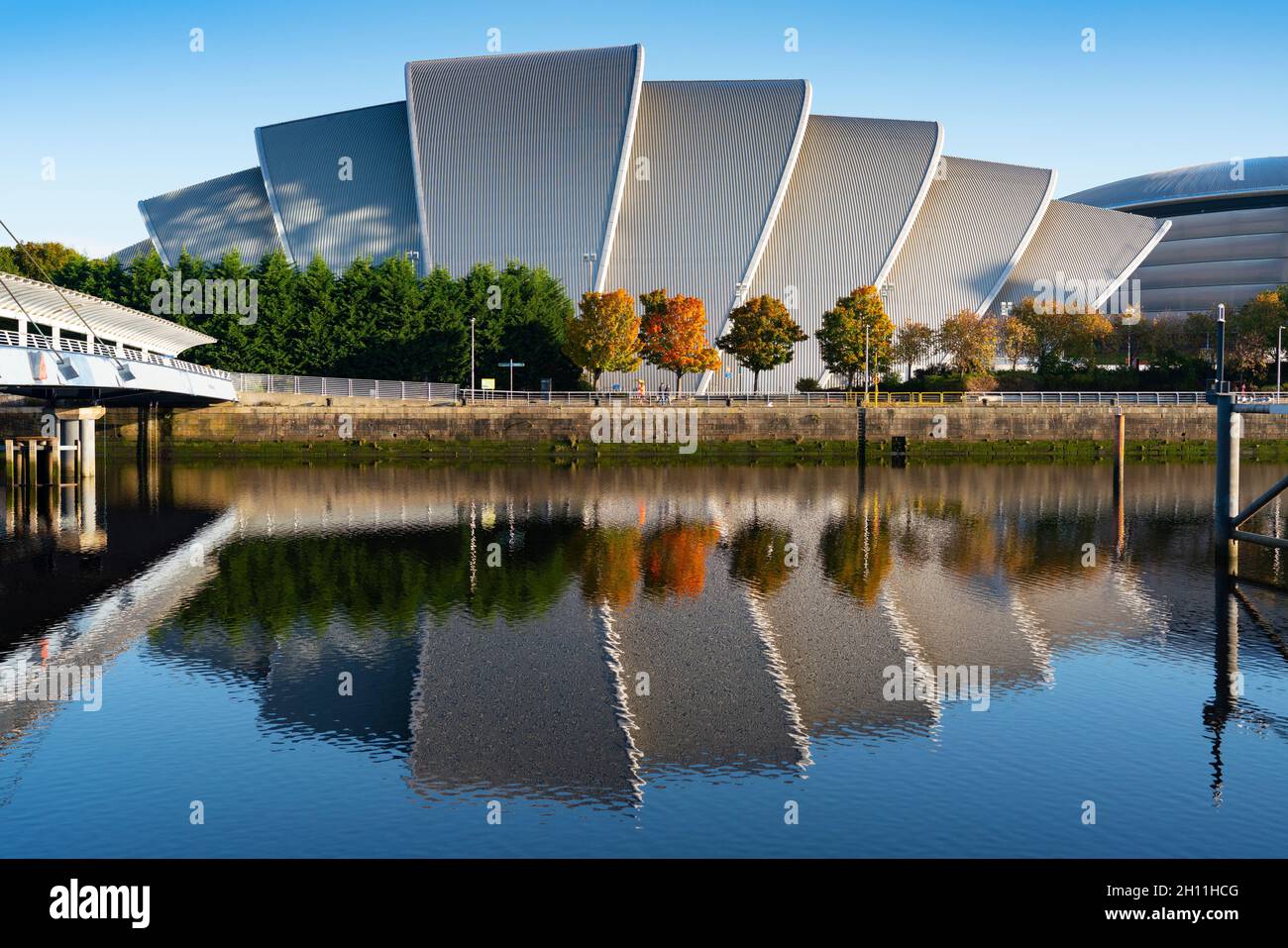Glasgow, Schottland, Großbritannien. Oktober 2021. Allgemeine Ansichten zum Aufbau der UN-Klimakonferenz COP26, die vom 31. Oktober in Glasgow stattfinden wird. PIC; Scottish Event Campus SEC ist der Veranstaltungsort der UN-Klimakonferenz. Iain Masterton/Alamy Live News. Stockfoto
