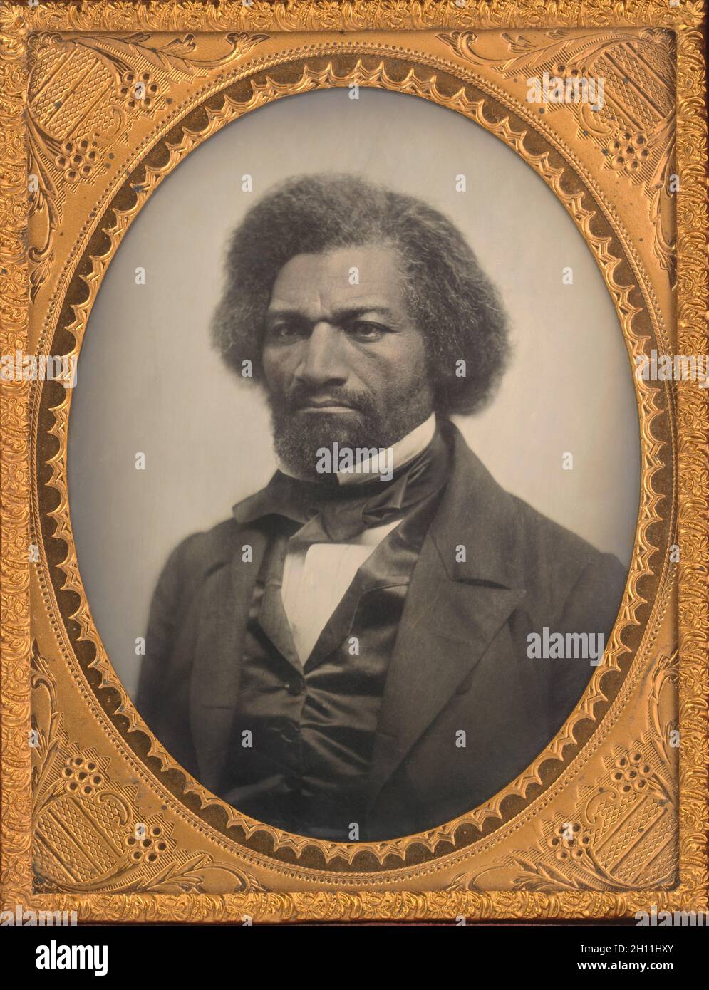 Frederick Douglass (1818-95), American Social Reformer, Abolitionist und Staatsmann, Head and Shoulders Portrait, Daguerreotype, Unidentified Artist, 1856 Stockfoto