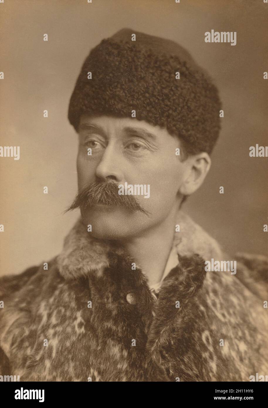 Robert E. Peary (1856-1920), American Explorer, Head and Shoulders Portrait, George N. Rockwood, 1896 Stockfoto