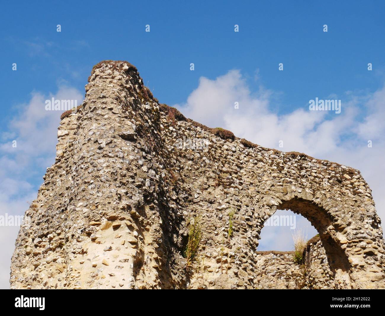 Abbey Walls Lesen Stockfoto