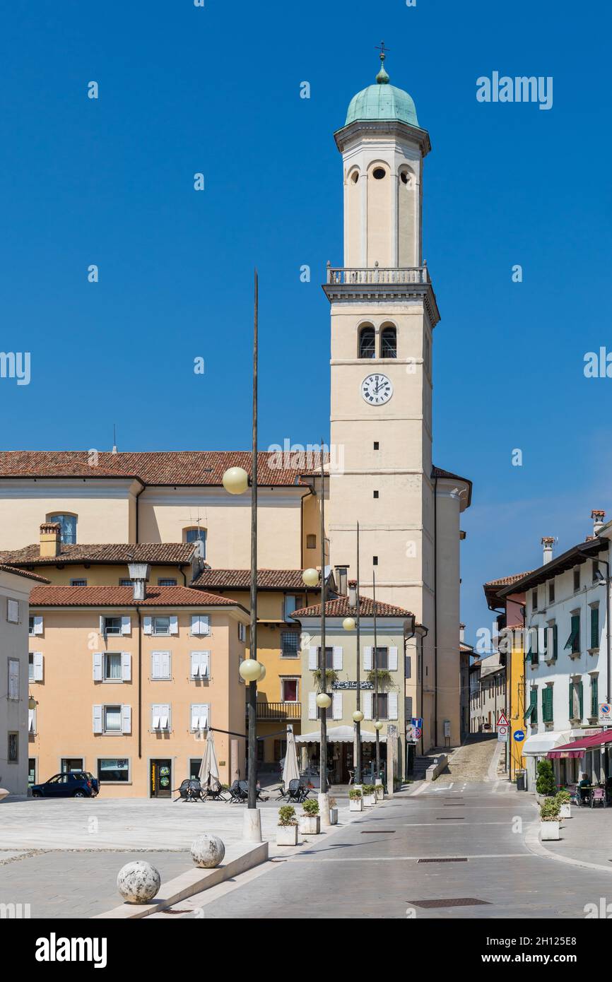 Duomo di Sant'Adalberto in Cormons, Friaul Julisch Venetien, Italien Stockfoto