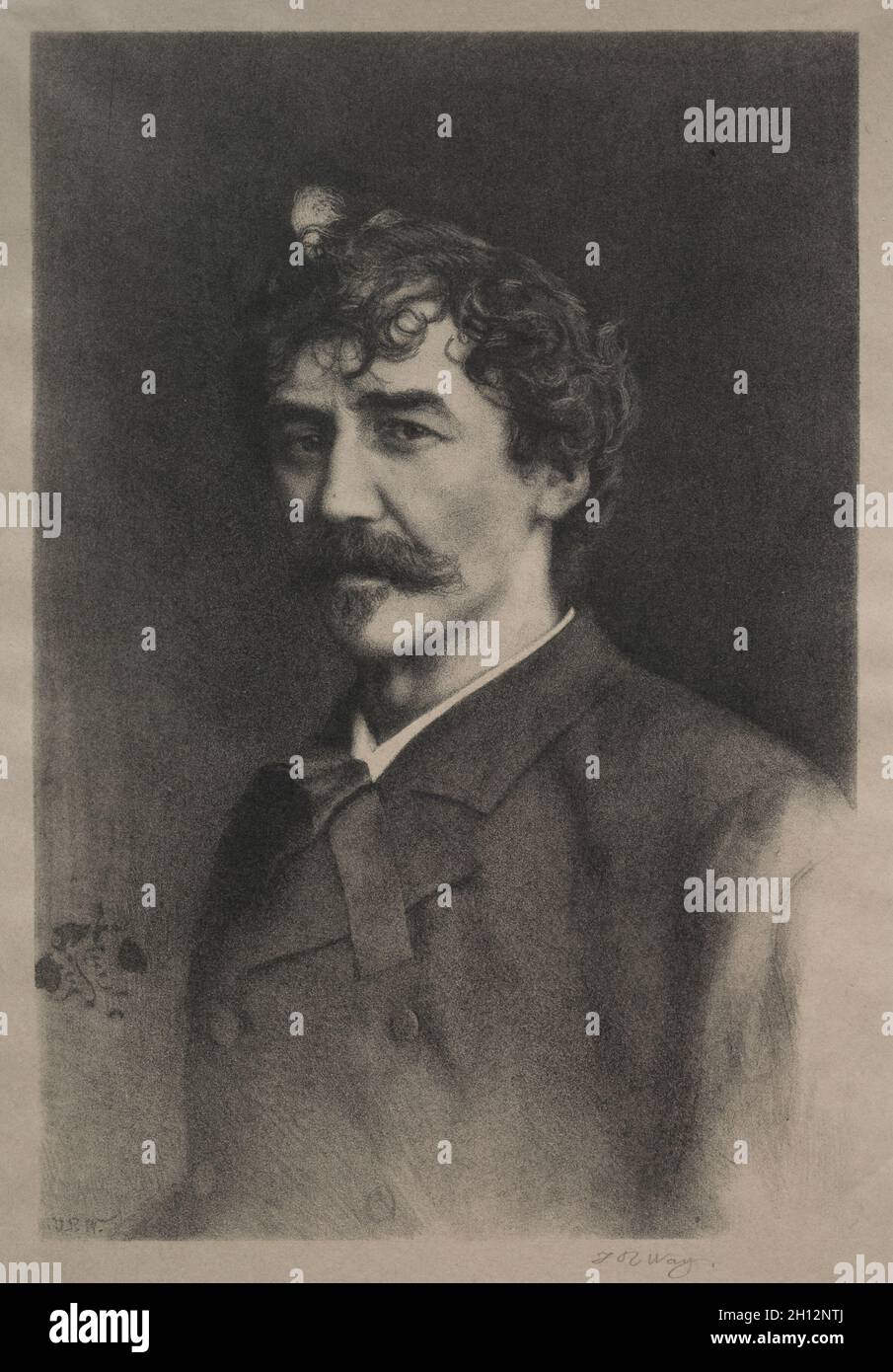 James MacNeill Whistler. Thomas Robert Way (Großbritannien, 1861-1913). Lithographie; Stockfoto