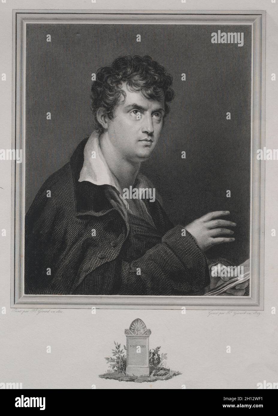François Joseph Talma, 1829. François Girard (Französisch, 1787-1870). Gravur; Stockfoto