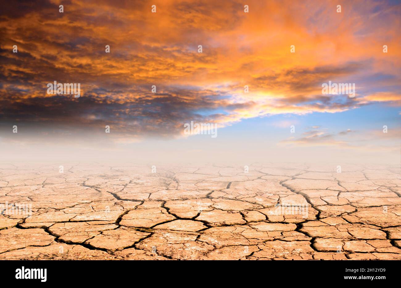 Klimawandel, Illustration Stockfoto