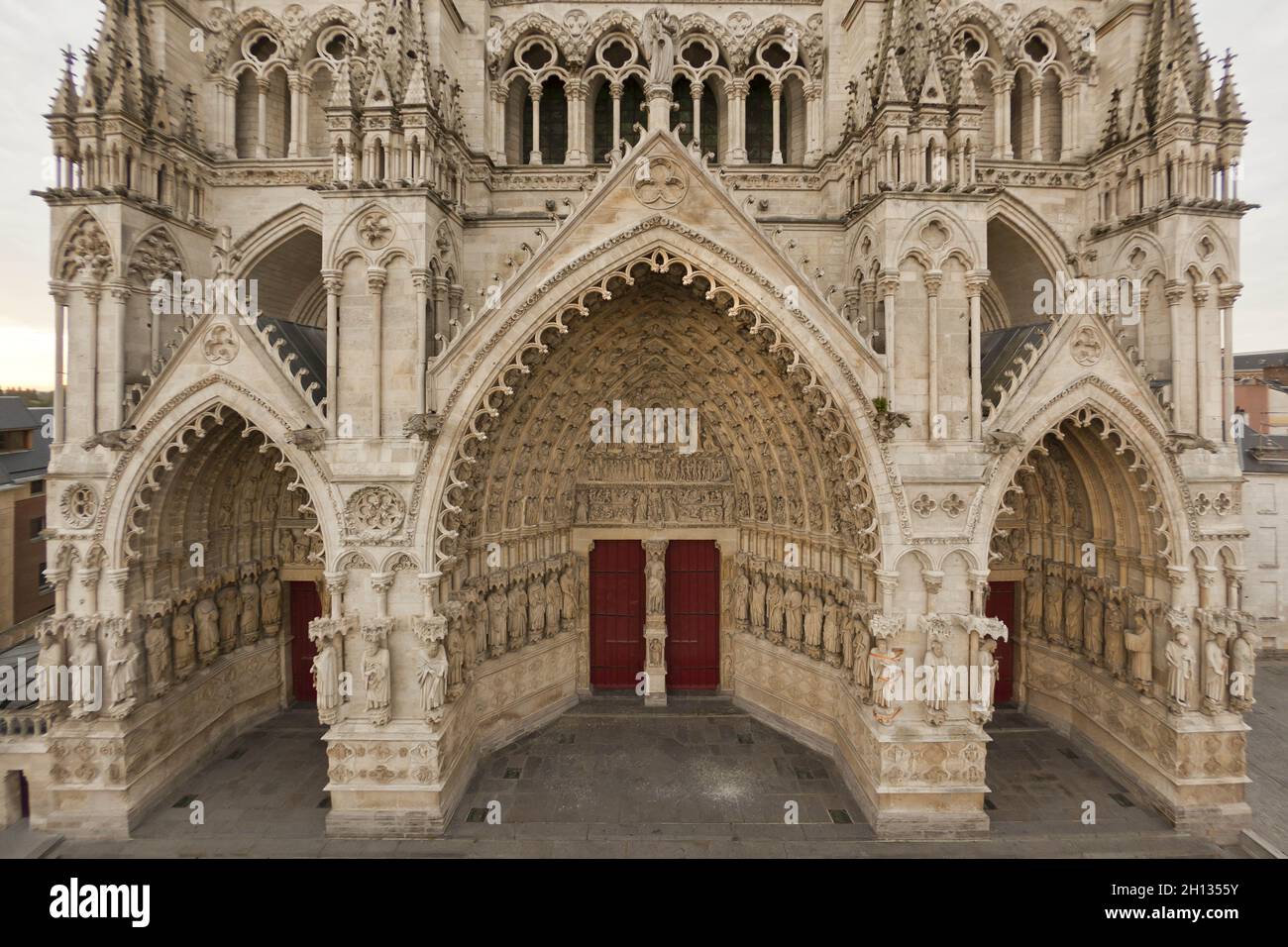 FRANKREICH - PICARDIE - SOMME (80) - AMIENS : KATHEDRALE NOTRE DAME (UNESCO-WELTKULTURERBE) Stockfoto