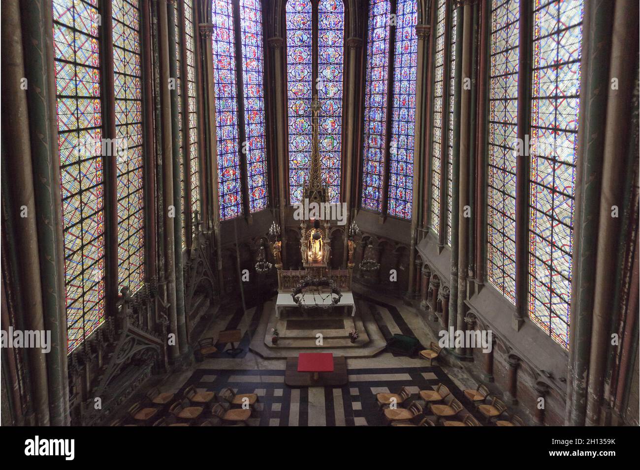 FRANKREICH - PICARDIE - SOMME (80) - AMIENS : KATHEDRALE NOTRE DAME (UNESCO-WELTKULTURERBE) Stockfoto