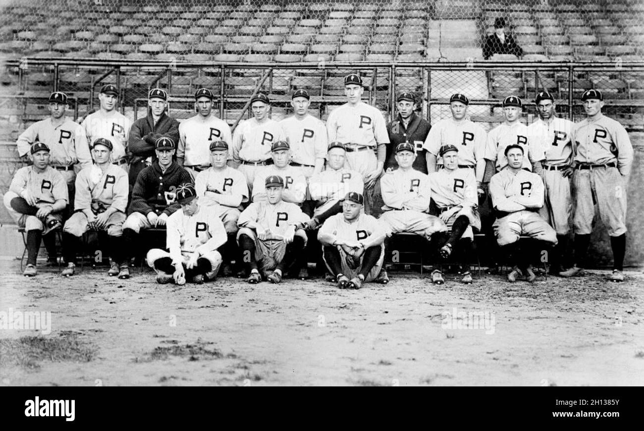 Philadelphia Phillies, Baker Bowl (National League Park), Philadelphia, Pennsylvania, World Series Team, 4. Oktober 1915. Stockfoto