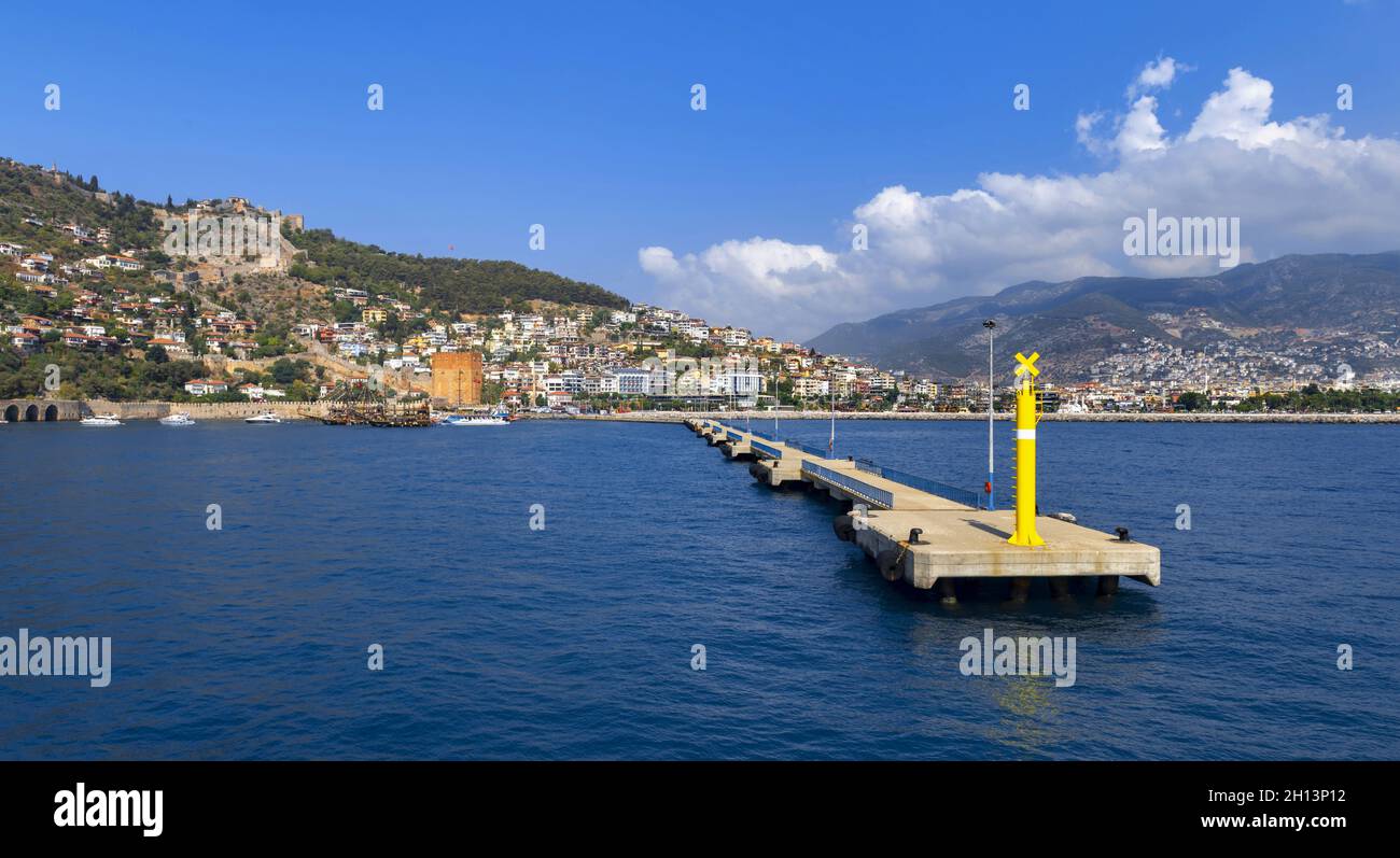 Küste in Alanya, Türkei Stockfoto