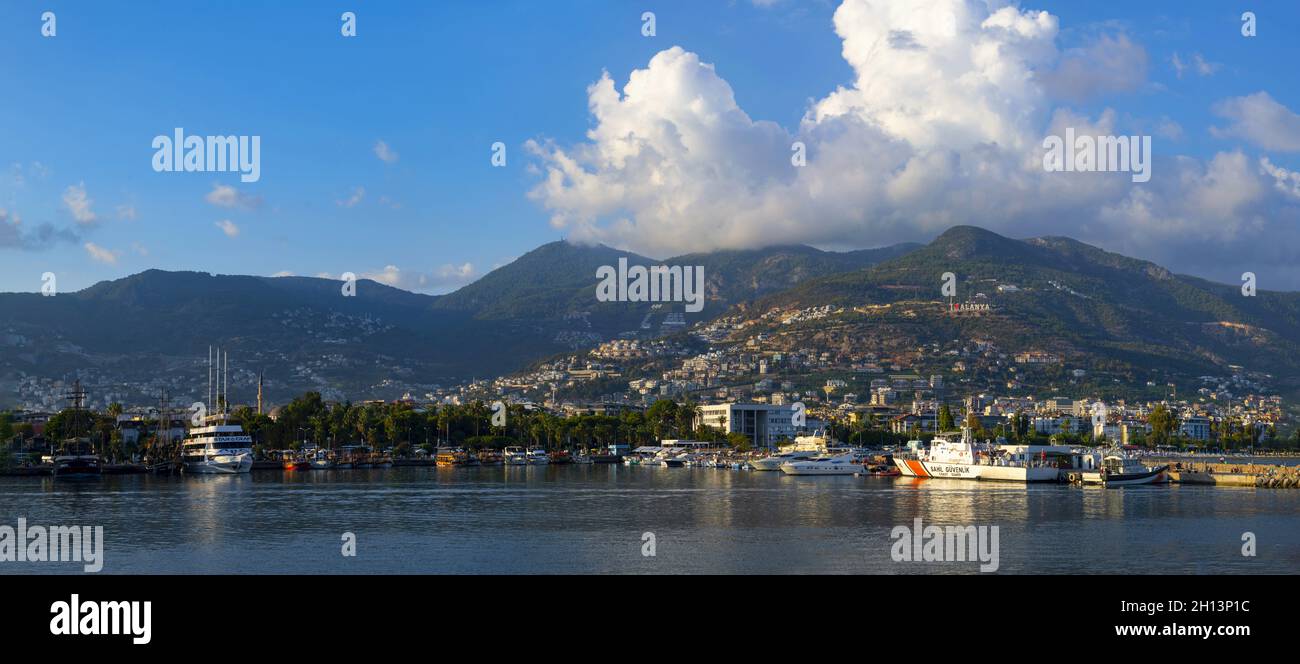 Hafen in Alanya, Türkei Stockfoto