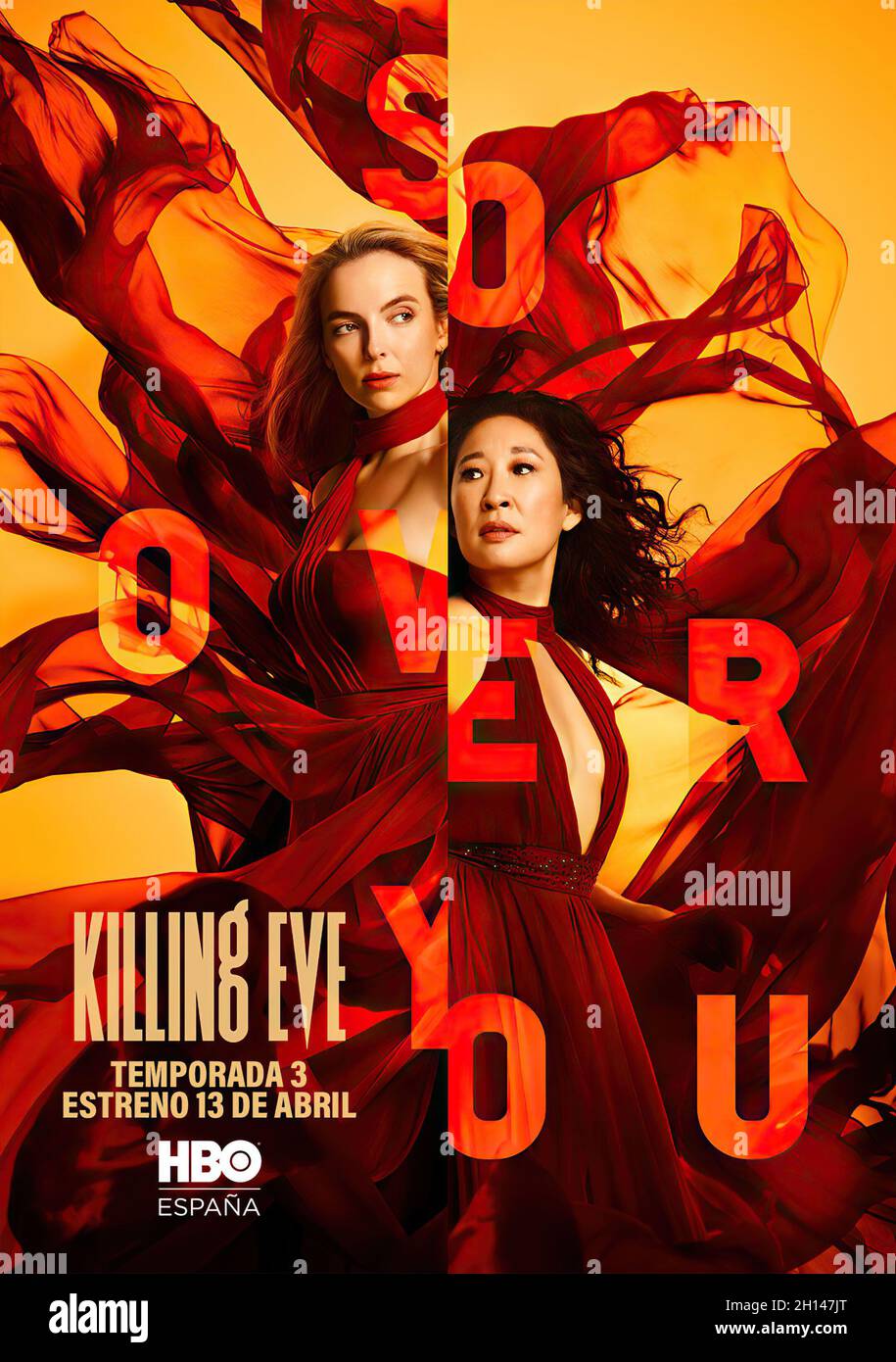 KILLING EVE (2018), Regie PHOEBE WALLER-BRIDGE. Saison 3. Kredit: SID SANFTE FILME / Album Stockfoto