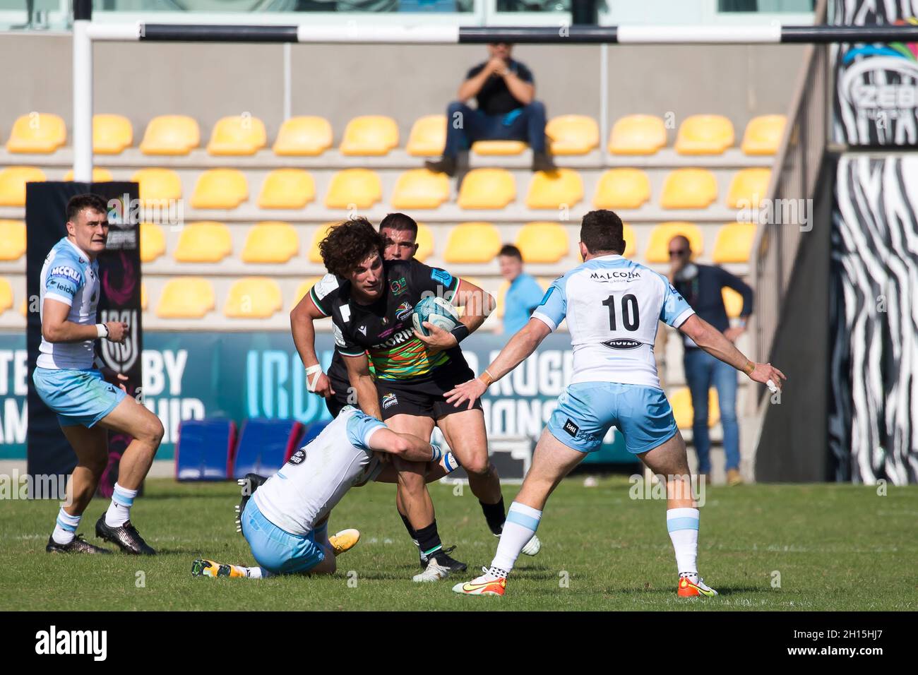 Stadion Sergio Lanfranchi, Parma, Italien, 16. Oktober 2021, Tommaso BONI (Zebre Parma) während des Spiels Zebre Rugby Club gegen Glasgow Warriors - United Rugby Championship Stockfoto