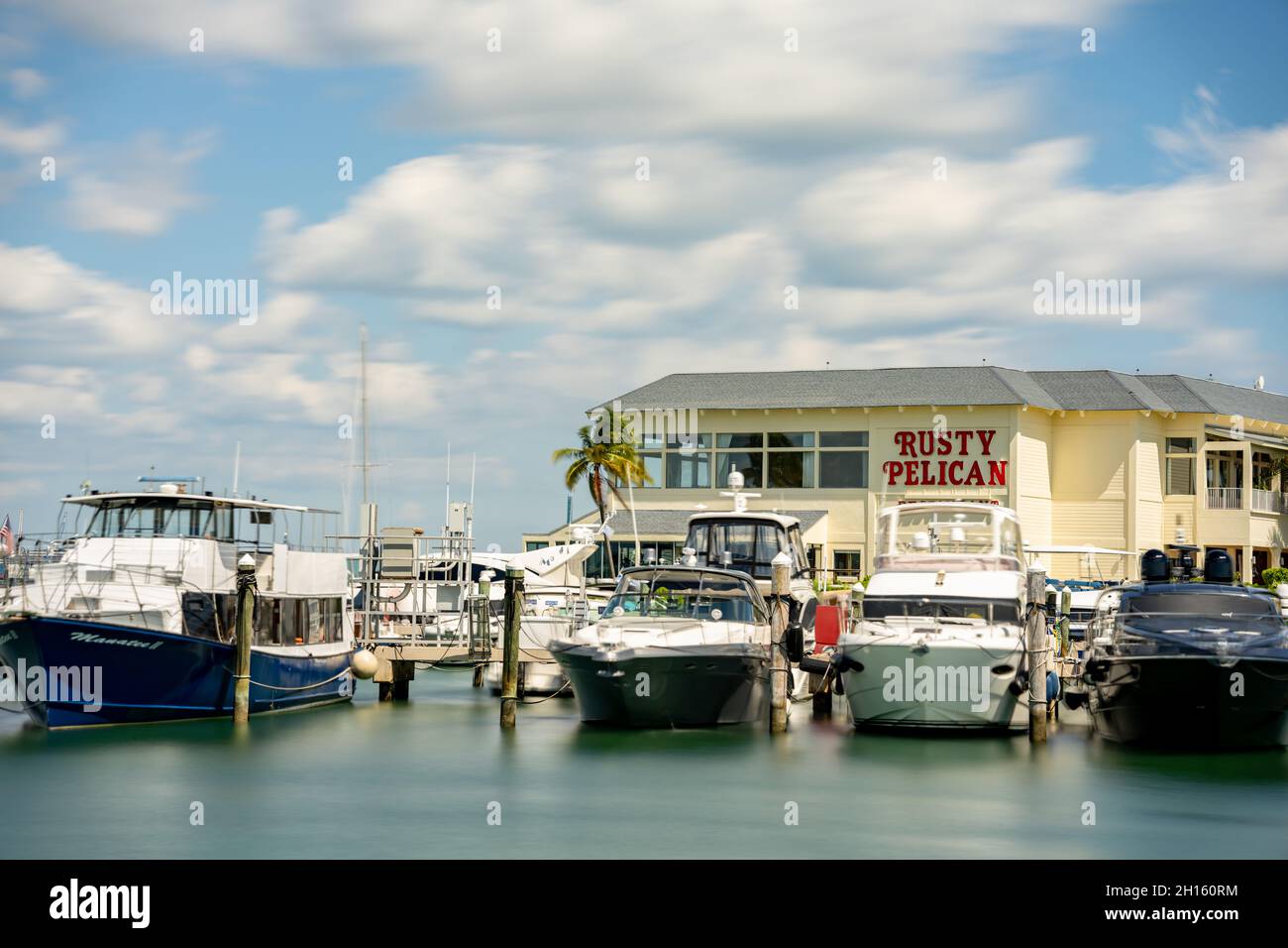 Rusty Pelican Miami Key Biscayne Stockfoto