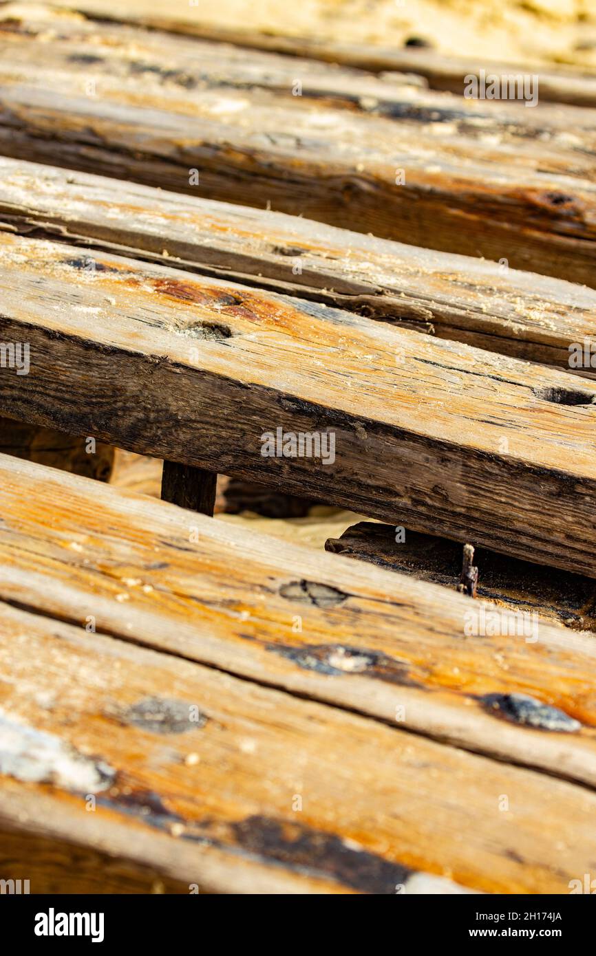 Covehithe Schiffswrack Suffolk Stockfoto