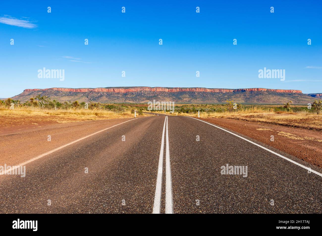 Die Gibb River Road ist ein beliebtes Touristenziel im Outback in der Kimberley Region, Western Australia, WA, Australien Stockfoto