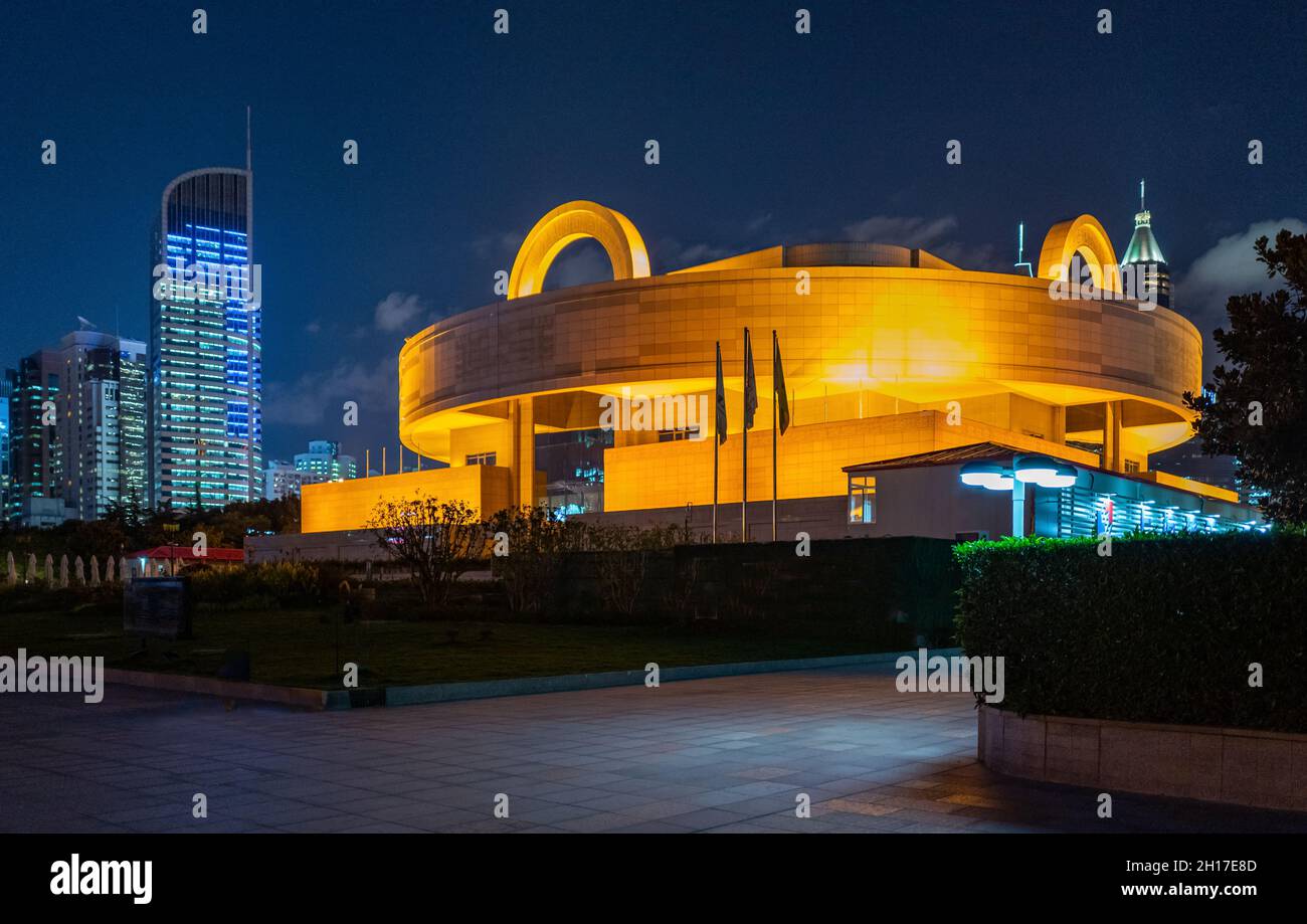 Shanghai, China, das Shanghai Museum, Museum für alte chinesische Kunst, auf dem People Square Stockfoto