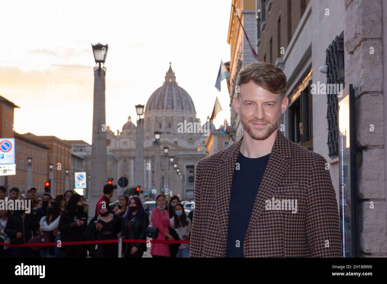 Nikolay Moss besucht den roten Teppich des Films 'Time is Up' während des 16. Rome Film Fest 2021 am 16. Oktober 2021 in Rom (Foto von Matteo Nardone / Pacific Press/Sipa USA) Stockfoto