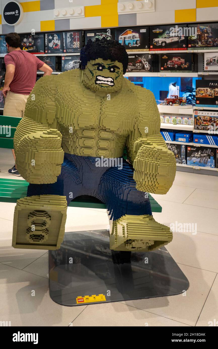 LEGO Toy Store, Rockefeller Center, 2021, NYC, USA Stockfoto