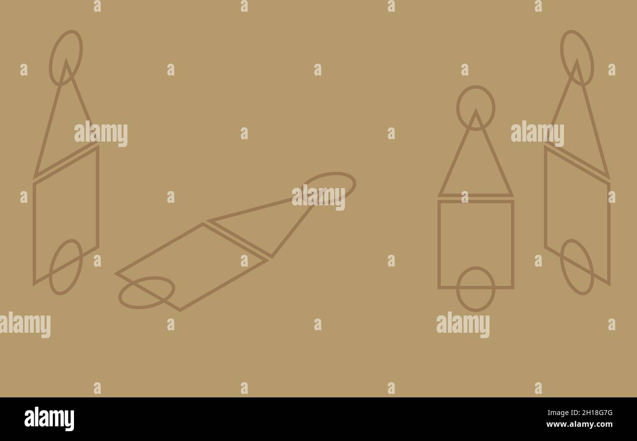Squid Game Cardvisit und Symbol Design.Isometrie Stock Vektor