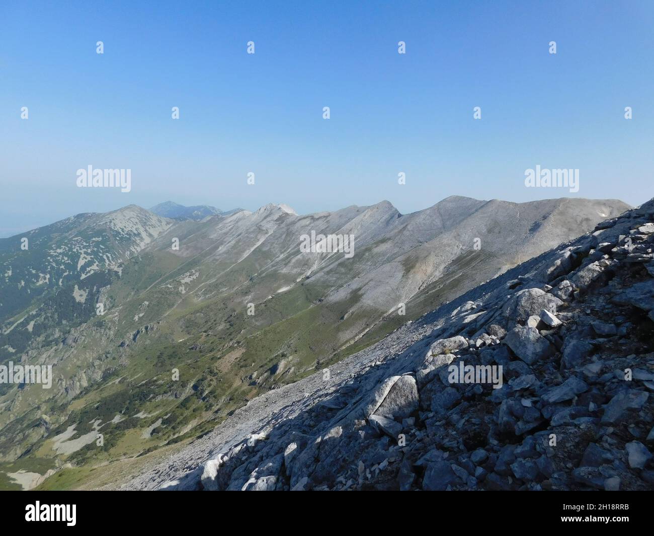 Pirin Nationalpark - Pirin Berg Stockfoto