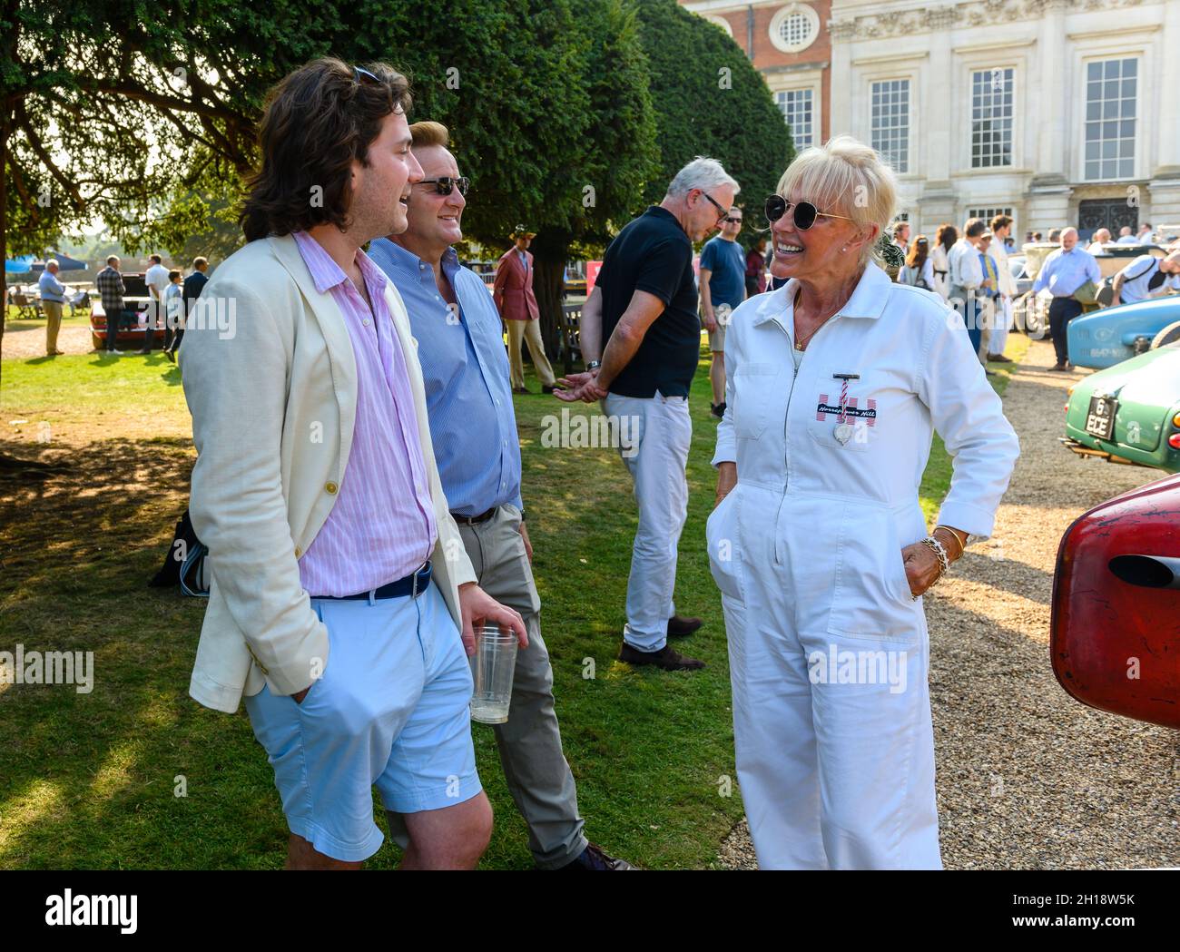 Teilnehmer am Concours of Elegance 2021 in Hampton Court Place Stockfoto