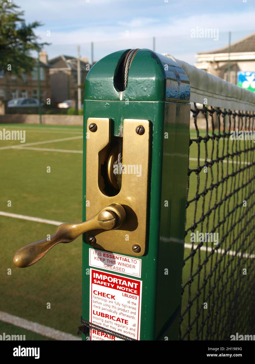 Tennis Aus Nächster Nähe Stockfoto