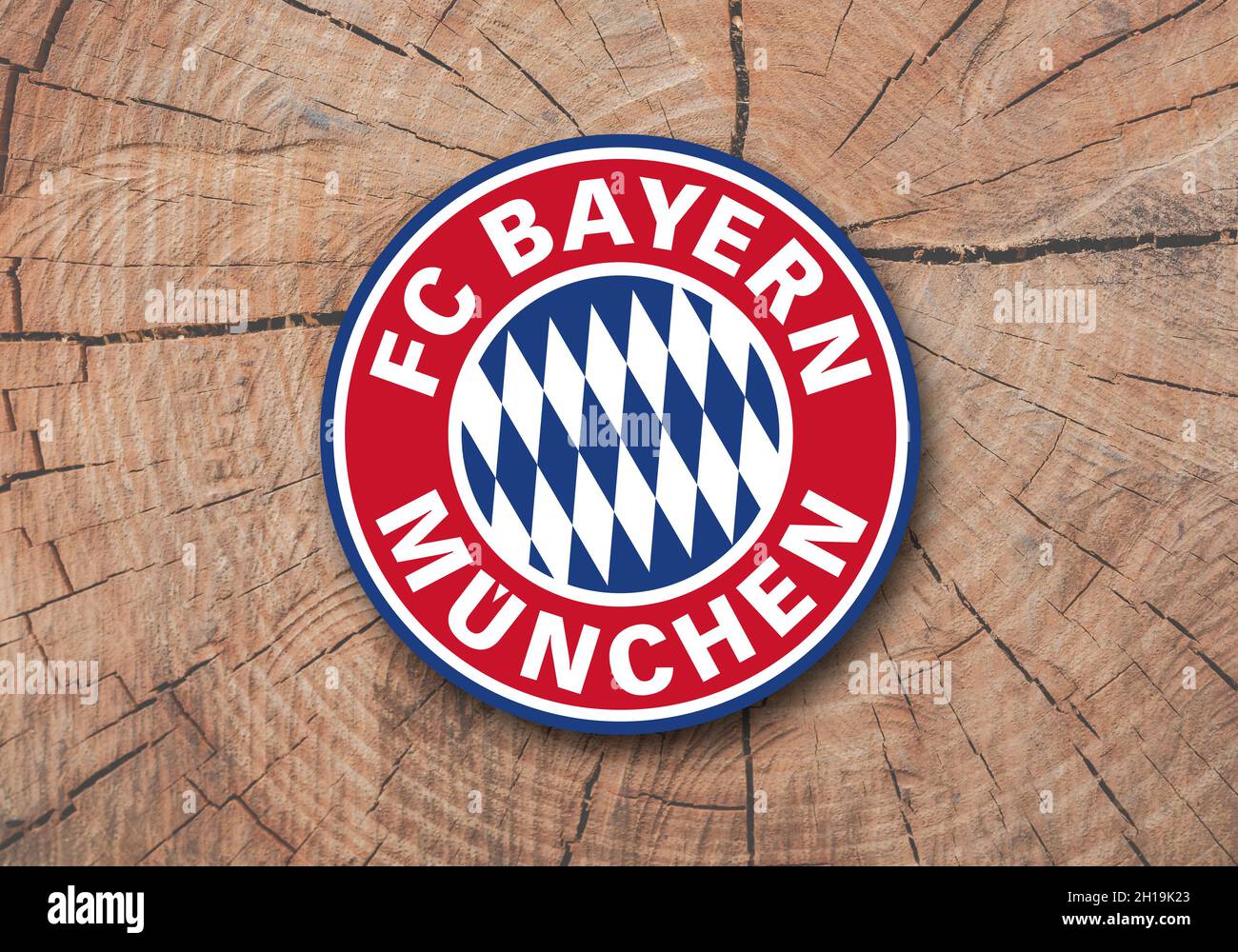 Wappen FC Bayern München e.V., Fußballverein aus Deutschland  Stockfotografie - Alamy
