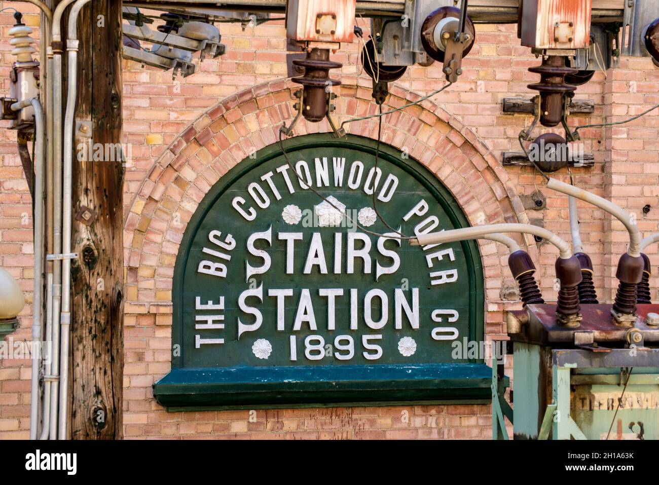 Big Cottonwood Power Company Stairs Station - Big Cottonwood Canyon - Utah Stockfoto
