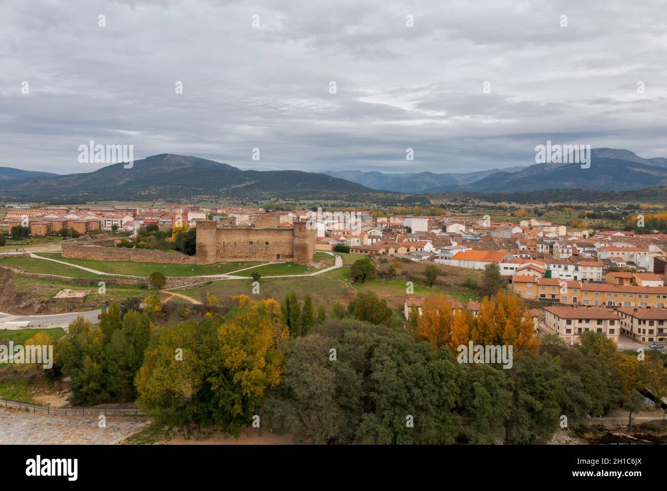 Gemeinde El Barco de Avila in der Region Castilla Leon, Spanien Stockfoto