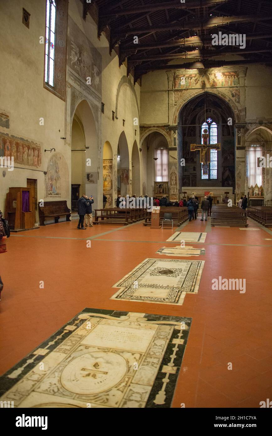 Europa, Italien, Toskana, Arezzo, Kirche Des Heiligen Franziskus Stockfoto