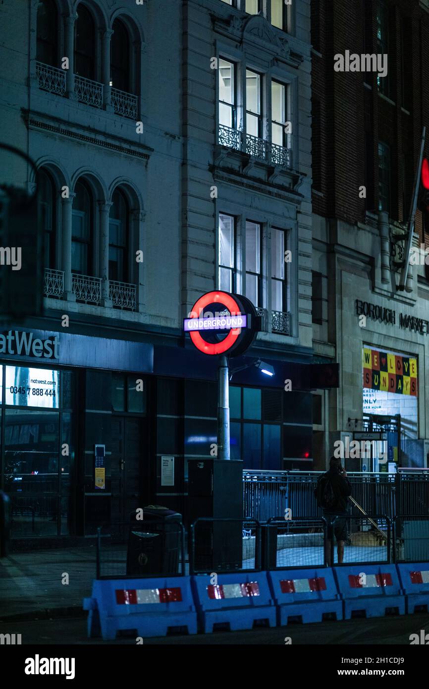 London Bridge und Borough Market Stockfoto