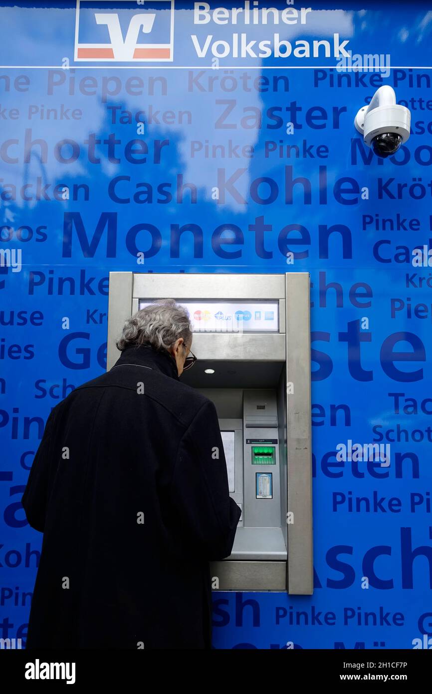 Berliner Volksbank in Berlin Stockfoto
