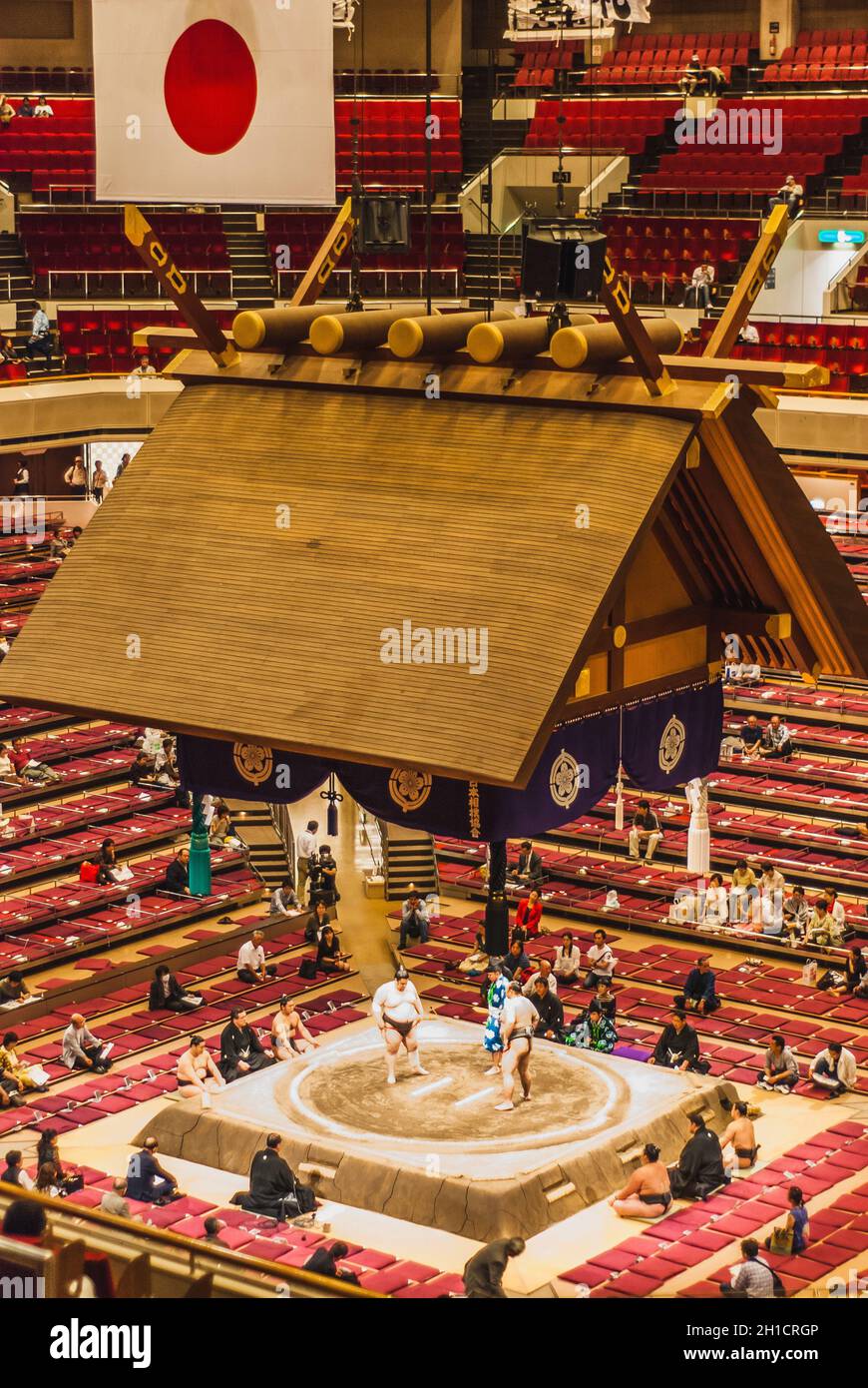 Sumo-Tempel des Tokioter Ryogoku Kukogikan im Ryogoku Ward Stockfoto