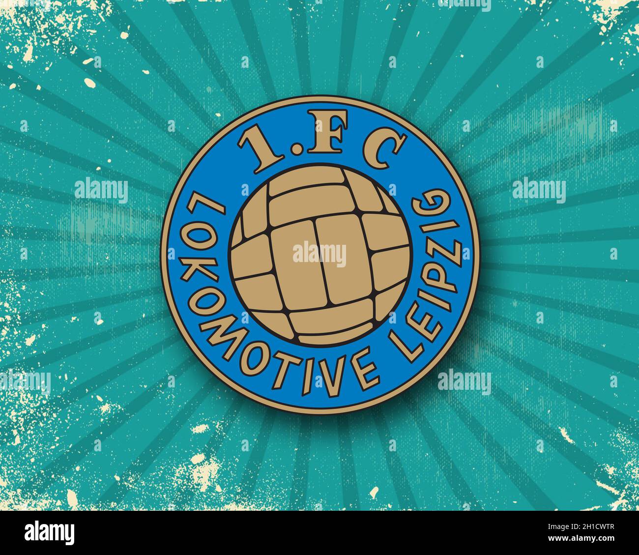 Wappen 1. FC Lokomotive Leipzig, ein Fußballverein aus Deutschland  Stockfotografie - Alamy