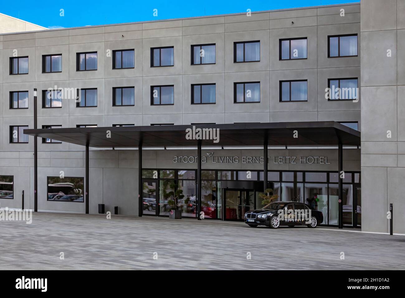 WETZLAR, Deutschland 05. SEPTEMBER 2019: Firmengebäude der Leica Camera AG, Leica, Wetzlar, Hessen, Deutschland, Europa Stockfoto