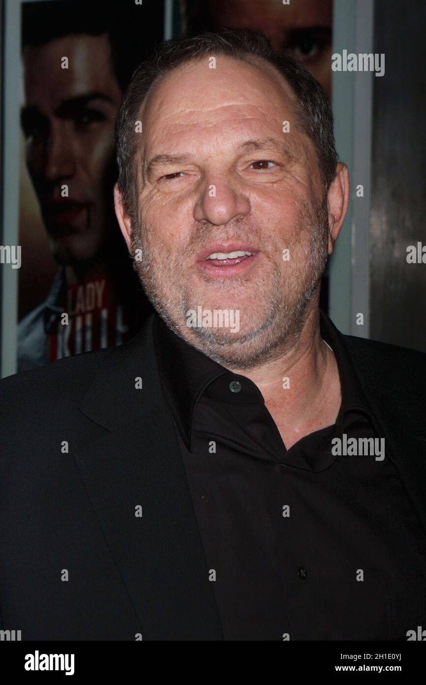 Harvey Weinstein, der am 10. Januar 2011 bei den New York Film Critic's Circle Awards 2010 bei Crimson in New York City eintraf. Foto: Henry McGee/MediaPunch Stockfoto