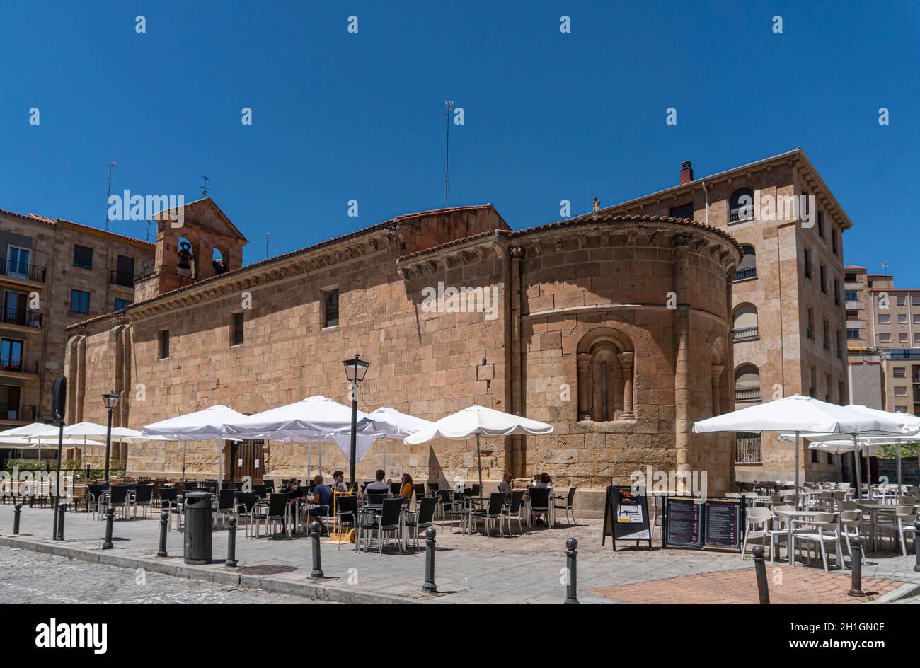 St. John's Kirche in der Stadt Salamanca, Spanien Stockfoto