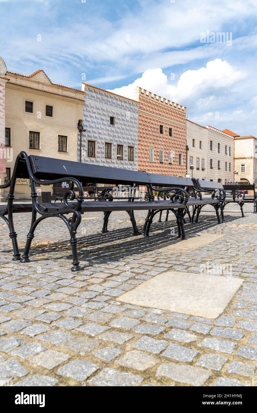 Olad Stadt Slavonice in Tschechien Stockfoto