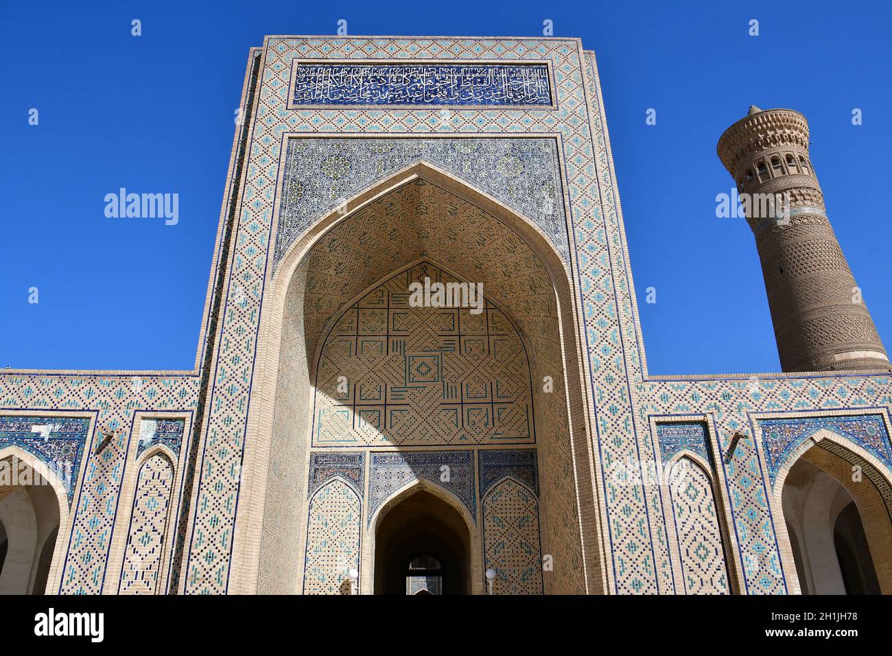 Kalan-Moschee, Po-i-Kalyan-Komplex, Buchara, Buxoro, Usbekistan, Zentralasien Stockfoto