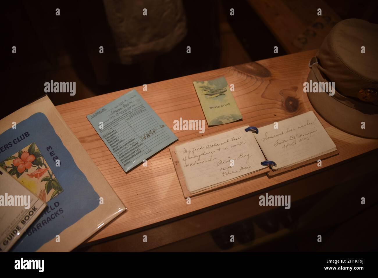 Oahu, Hi. USA 6/9/2021. Fort DeRussy. Konstruierte Batterien Randolph 2 x 14-Zoll-Marinegewehre und Dudley (nicht mehr vorhanden) um 1911. Museum Stockfoto