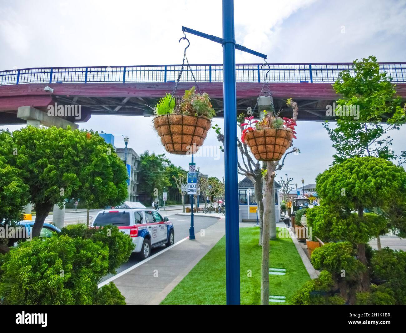 San Francisco, California, Vereinigte Staaten von Amerika - 04. Mai 2016: Die typische Straße in San Francisco, USA Stockfoto