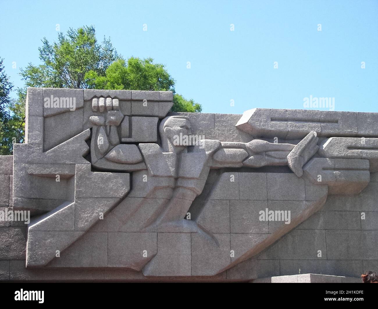 Die Republik Krim, Sewastopol - 28. Juli 2019: Das Denkmal, das Denkmal Admiral nachimow in Sewastopol. Stockfoto