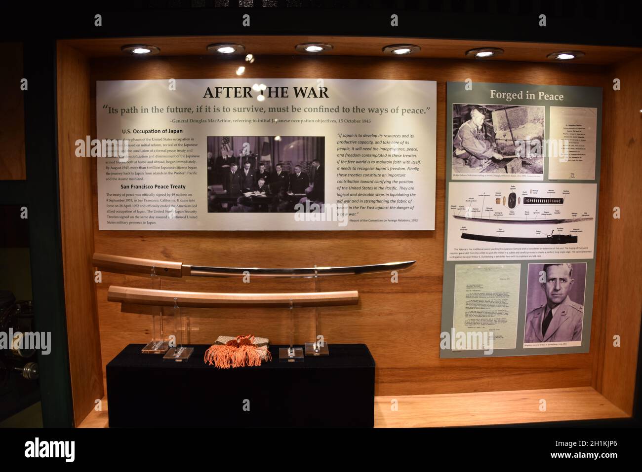 Oahu, Hi. USA 6/9/2021. Fort DeRussy. Konstruierte Batterien Randolph 2 x 14-Zoll-Marinegewehre und Dudley (nicht mehr vorhanden) um 1911. Museum Stockfoto