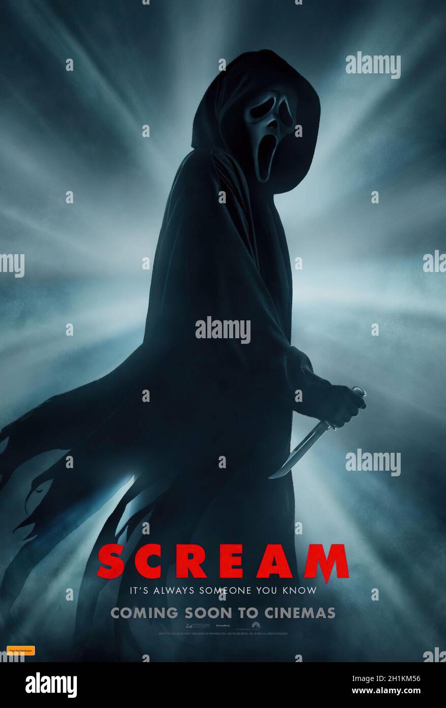 SCREAM, (aka SCREAM 5), Australian Advance Poster, 2022. © Paramount Pictures /Courtesy Everett Collection Stockfoto