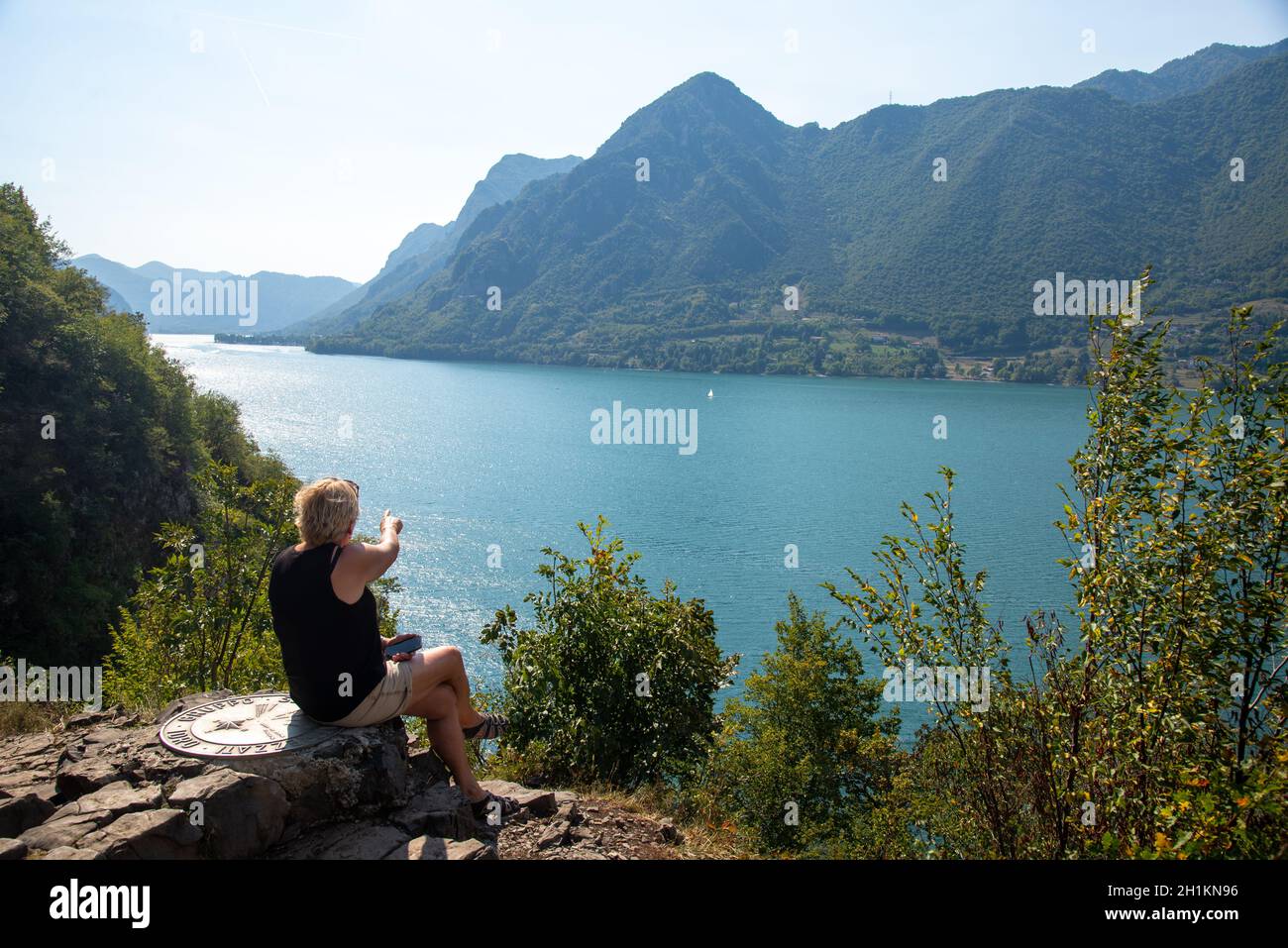 Lake d'Idro, Italien Stockfoto