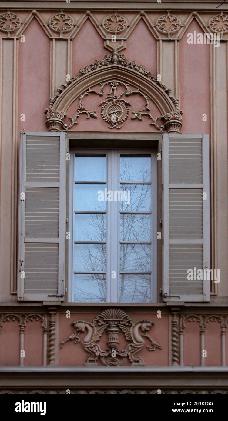 Italienische Freiheit Stil blind und Fenster. Hires Foto. Stockfoto