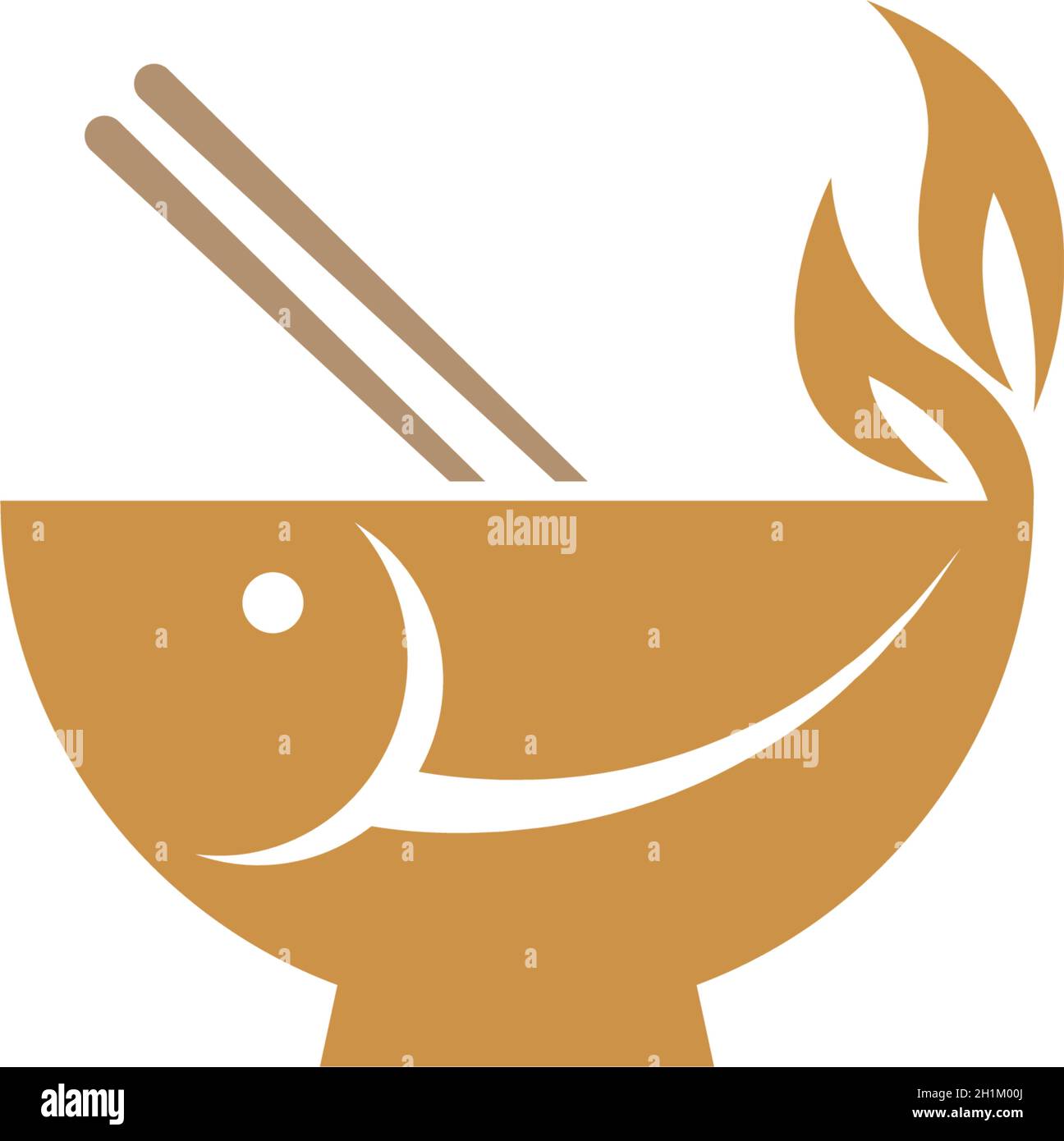 Bowl Icon Logo flach Design Vorlage Vektor Stock Vektor