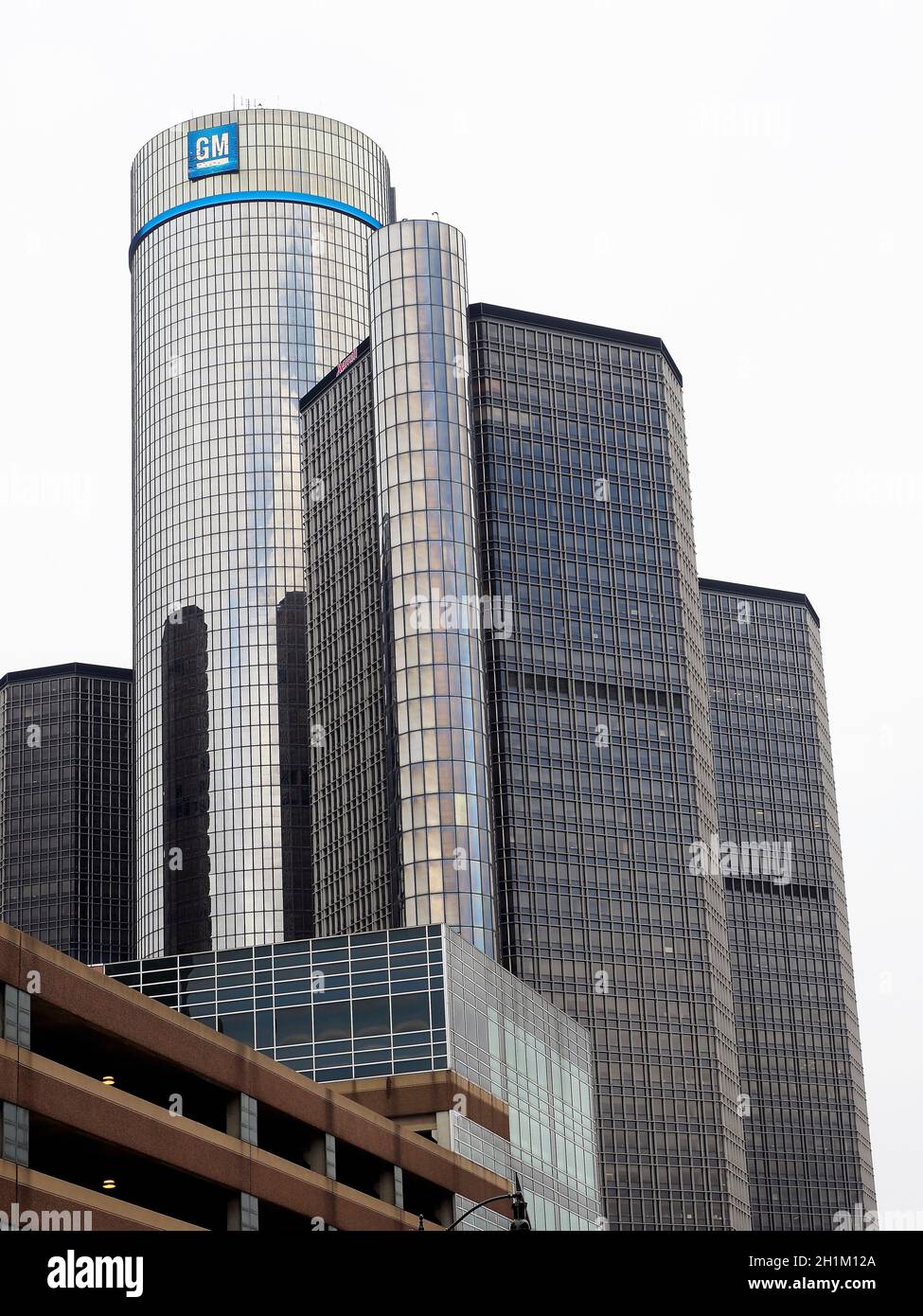 GM General Motors Renaissance Center Global Headquarters Stockfoto