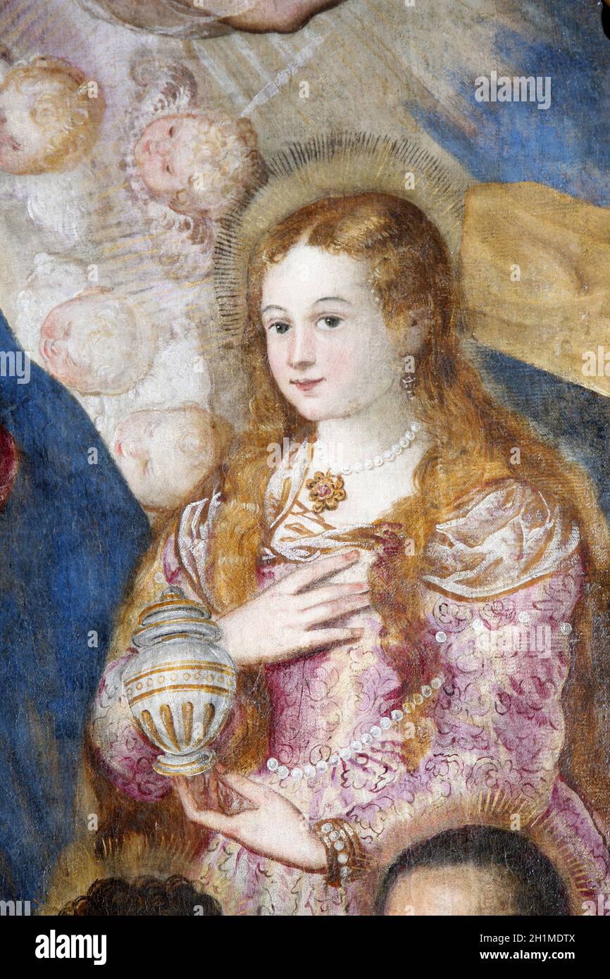 Jacopo Tintoretto: St. Maria Magdalena Stockfoto