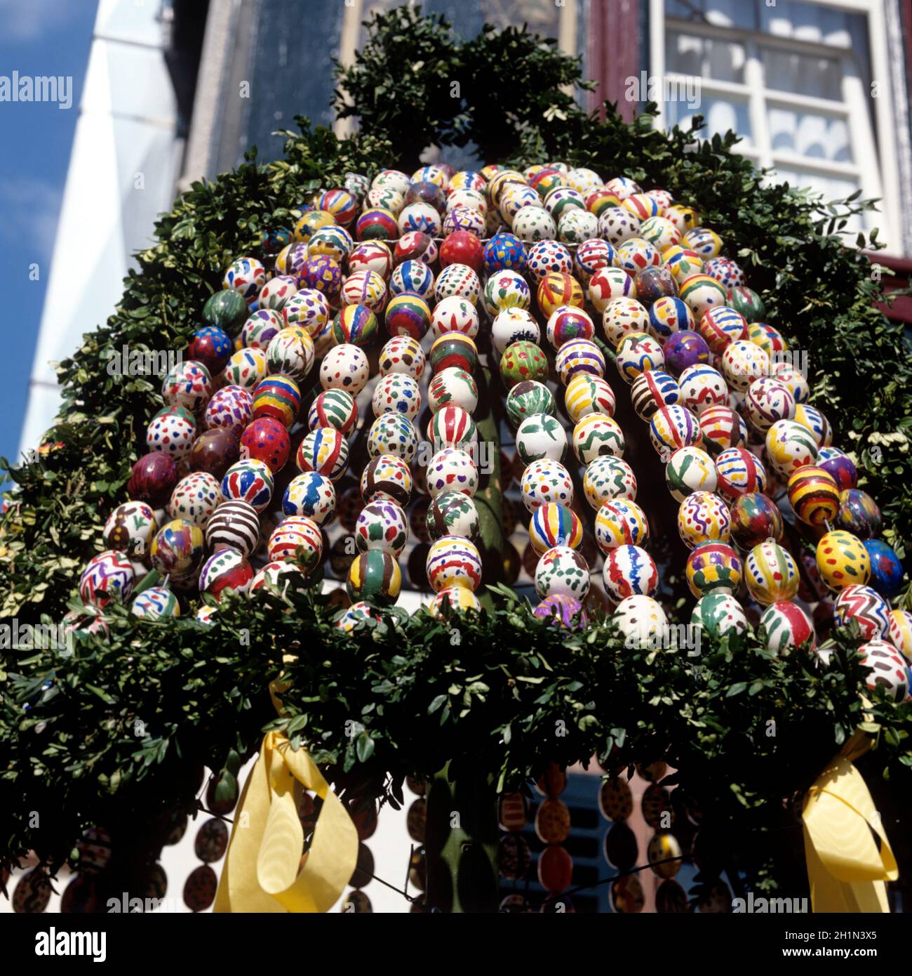 Osterschmuck, Krone Stockfoto