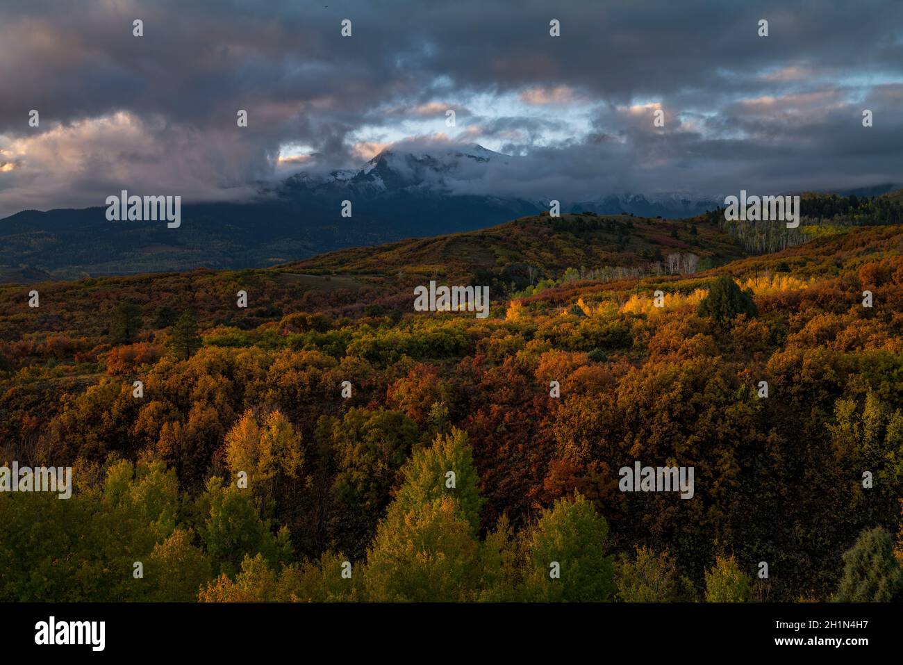 DALLAS DIVIDE RIDGWAY COLORADO USA Stockfoto